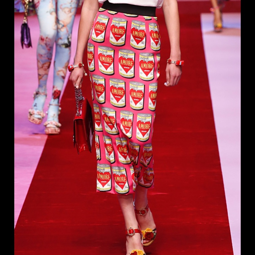 Dolce & Gabbana Amore Midi Skirt